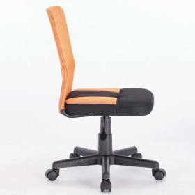 Кресло компактное BRABIX Smart MG-313 (черный, оранжевый) в Усть-Куте - ust-kut.katalogmebeli.com | фото 2