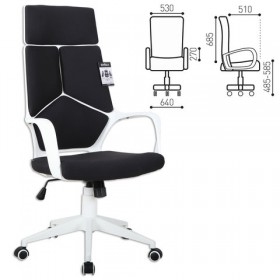 Кресло офисное BRABIX Prime EX-515 (черная ткань) в Усть-Куте - ust-kut.katalogmebeli.com | фото
