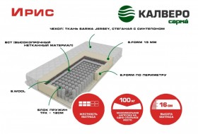 Матрас IRIS 1600*2000 в Усть-Куте - ust-kut.katalogmebeli.com | фото