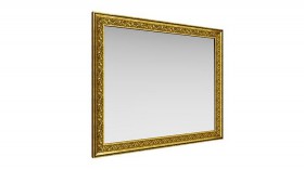 Зеркало навесное "Айрум"/(дуб кальяри / профиль: золото с орнаментом) в Усть-Куте - ust-kut.katalogmebeli.com | фото